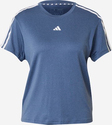 ADIDAS PERFORMANCE Performance Shirt 'Train Essentials' in Blue: front