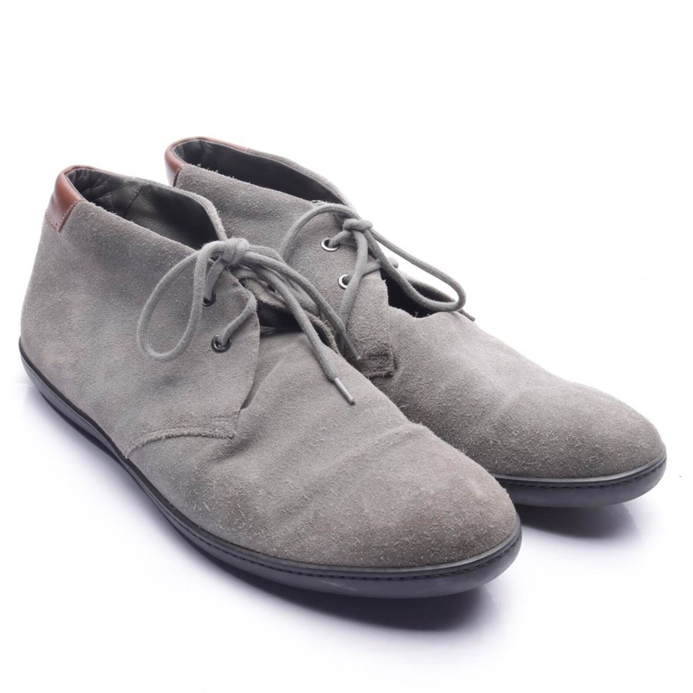 Santoni Anke & Mid-Calf Boots in 44 in Grey: front