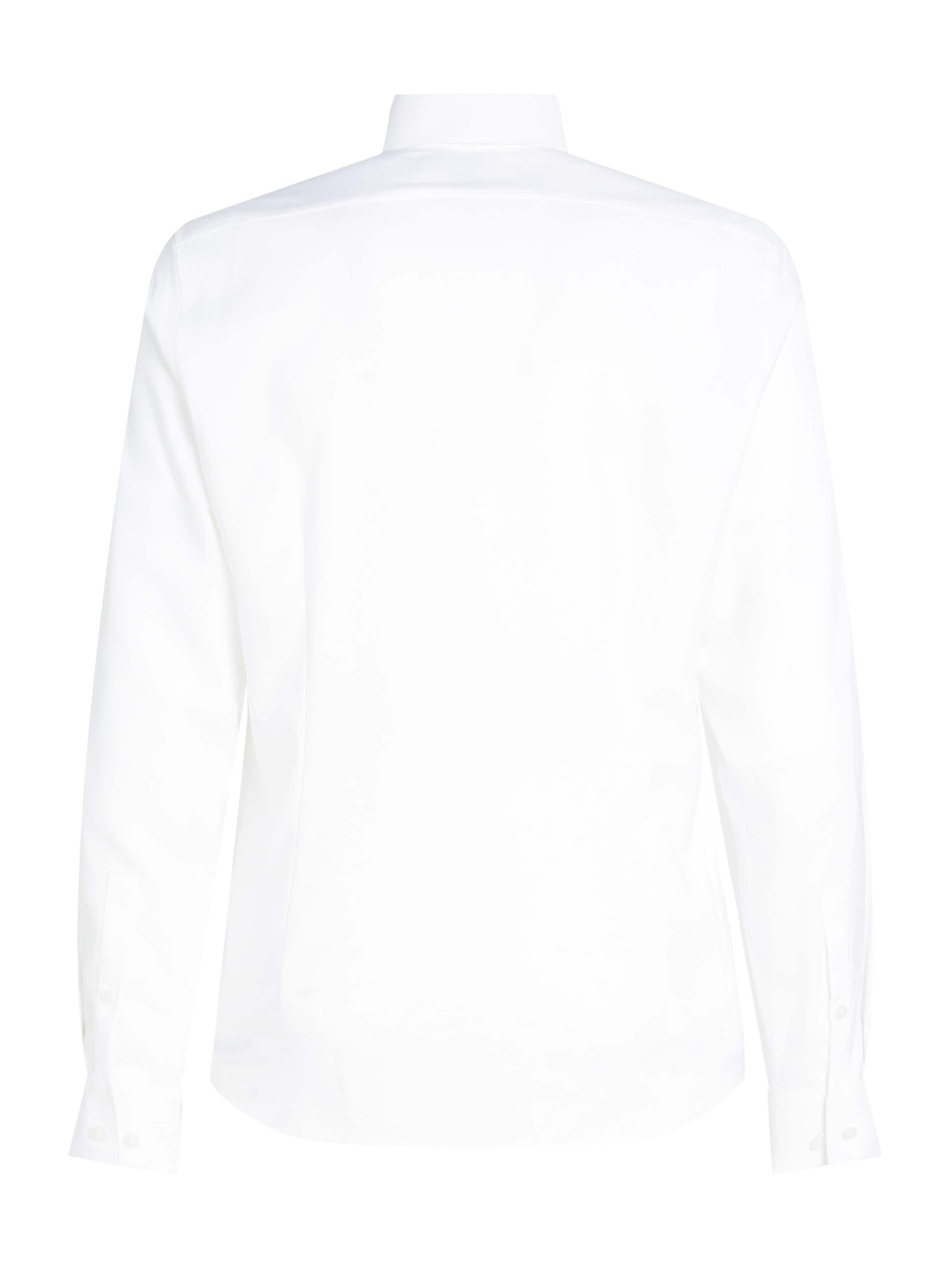 Calvin Klein Средняя посадка Рубашка в Белый: сзади