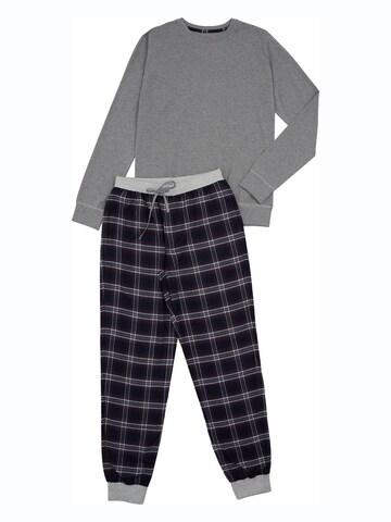 La V Pajamas long 'Basic 2' in Grey