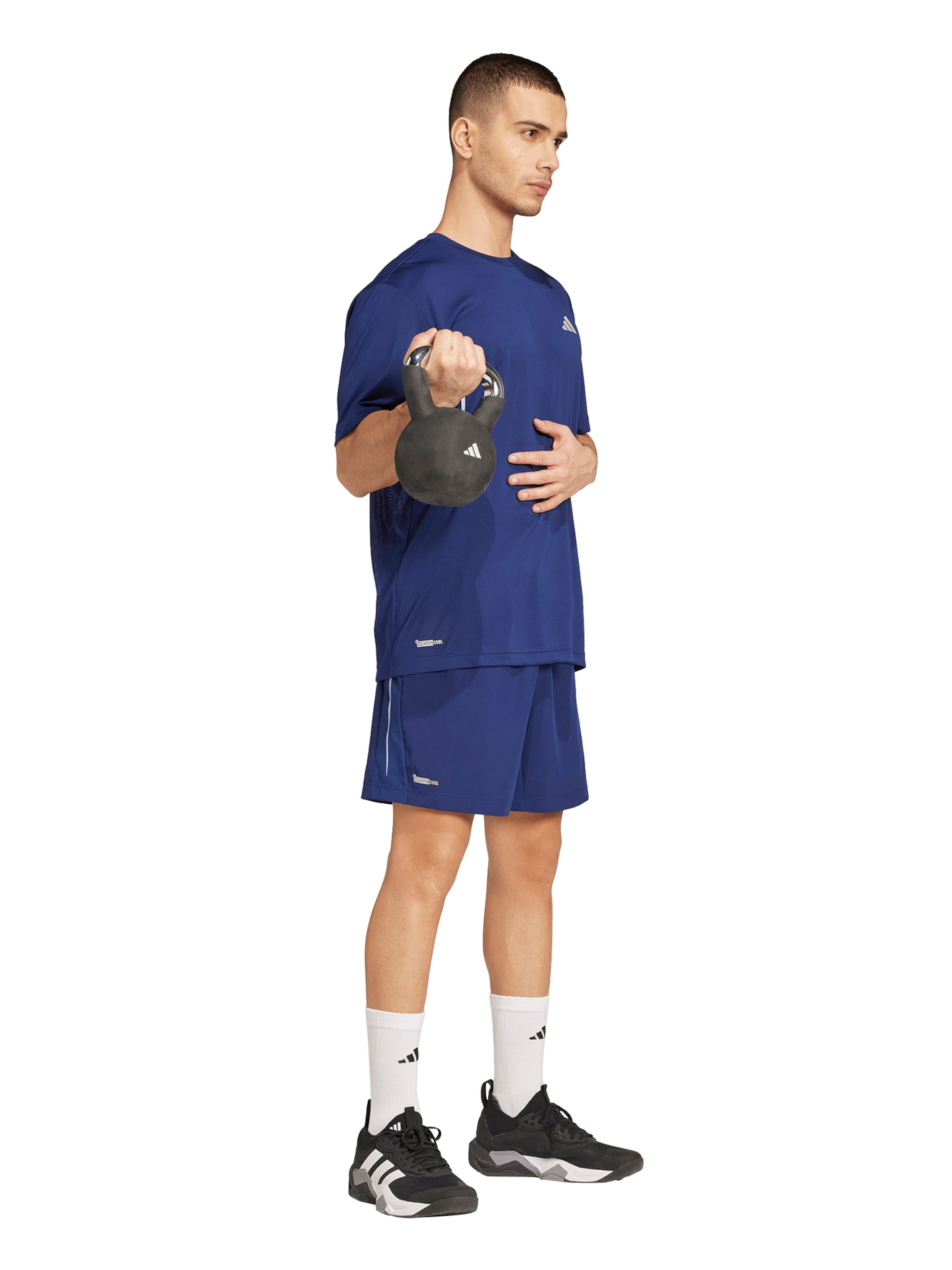 ADIDAS PERFORMANCE - Loosefit Pantalón deportivo 'Tech Apparel' en azul