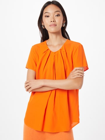 SEIDENSTICKER Μπλούζα 'Schwarze Rose' σε πορτοκαλί: μπροστά