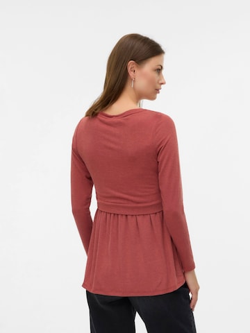 T-shirt 'MLANABELLA' MAMALICIOUS en marron