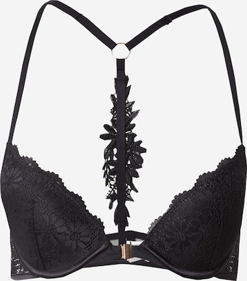 ETAM T-shirt Bra 'SECRETE' in Black: front