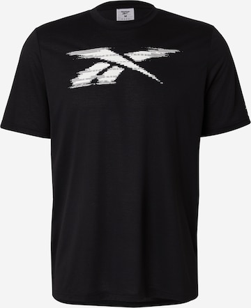 juoda Reebok Sportiniai marškinėliai 'CHAD': priekis