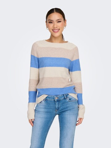 ONLY - Jersey 'ONLRICA' en beige: frente
