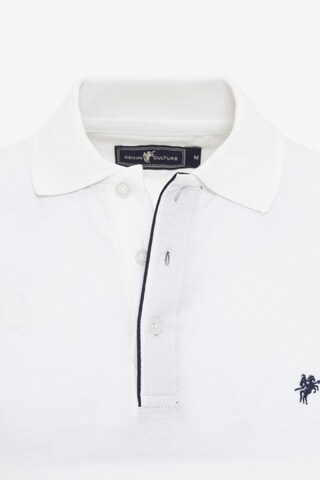 DENIM CULTURE - Camisa 'Titus' em branco