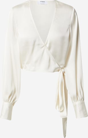 ABOUT YOU x Iconic by Tatiana Kucharova Blouse 'Farina' in Beige: front
