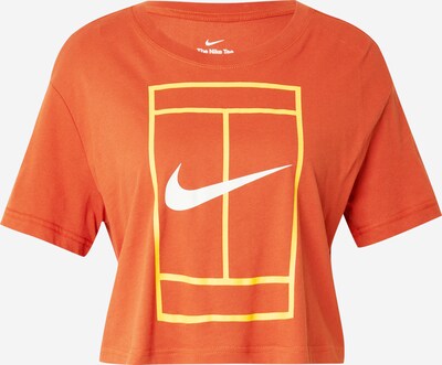 NIKE T-shirt fonctionnel 'HERITAGE' en jaune / orange / blanc cassé, Vue avec produit