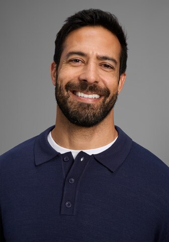 Man's World Pullover in Blau