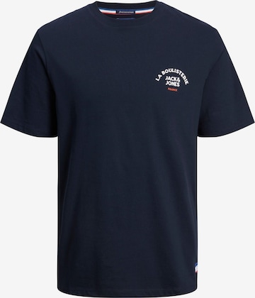 T-Shirt 'Millo' JACK & JONES en bleu : devant