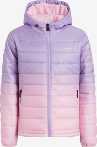 BENCH Winter Jacket 'Zaylee' in Purple: front