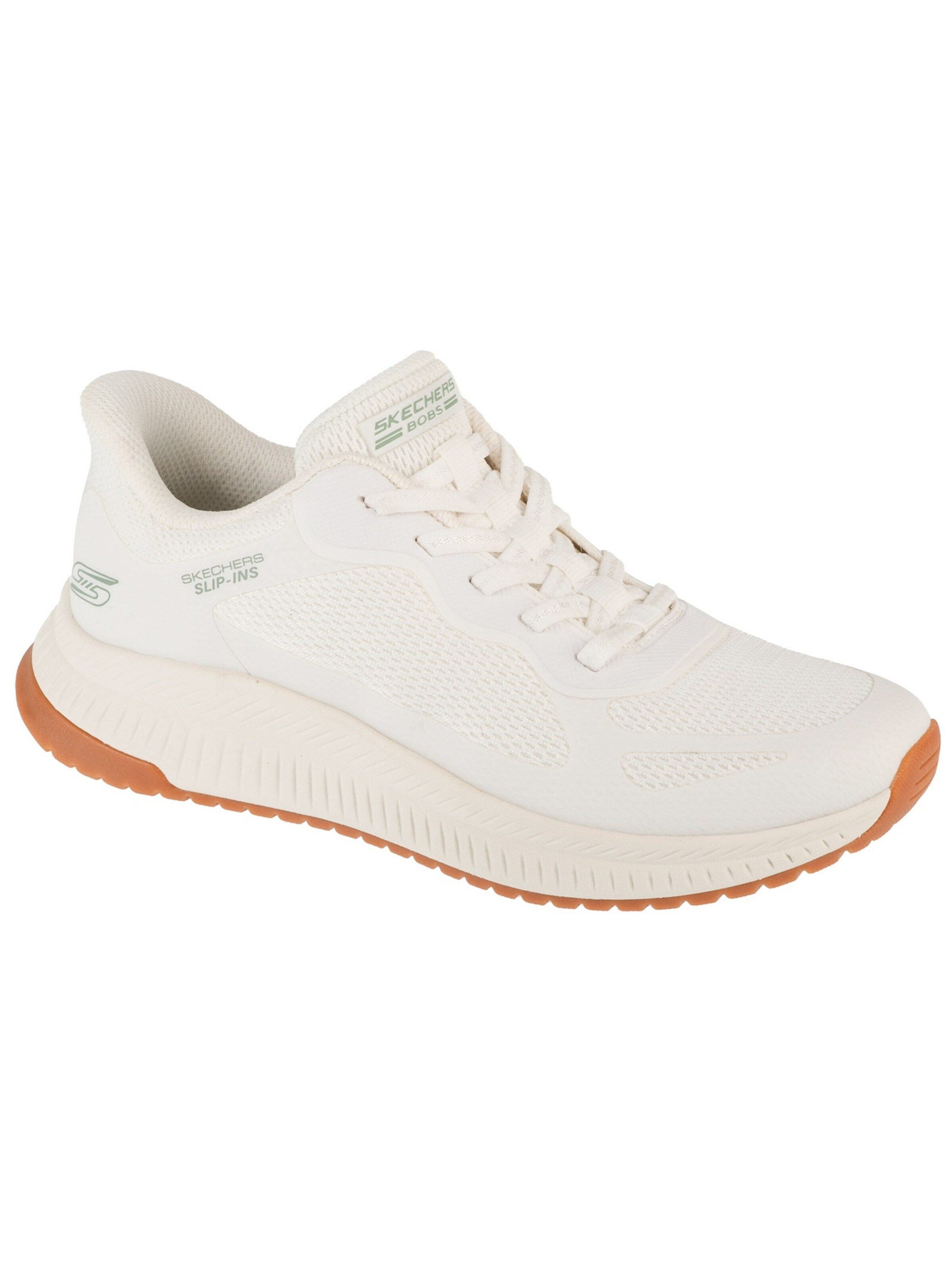 SKECHERS Platform trainers 'Skechers Slip-Ins: Bobs Squad 4 - Staple Look' in White: front