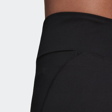 ADIDAS SPORTSWEAR Skinny Sportovní kalhoty 'Essentials High-Waisted' – černá