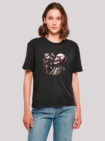 T-shirt F4NT4STIC en noir : devant
