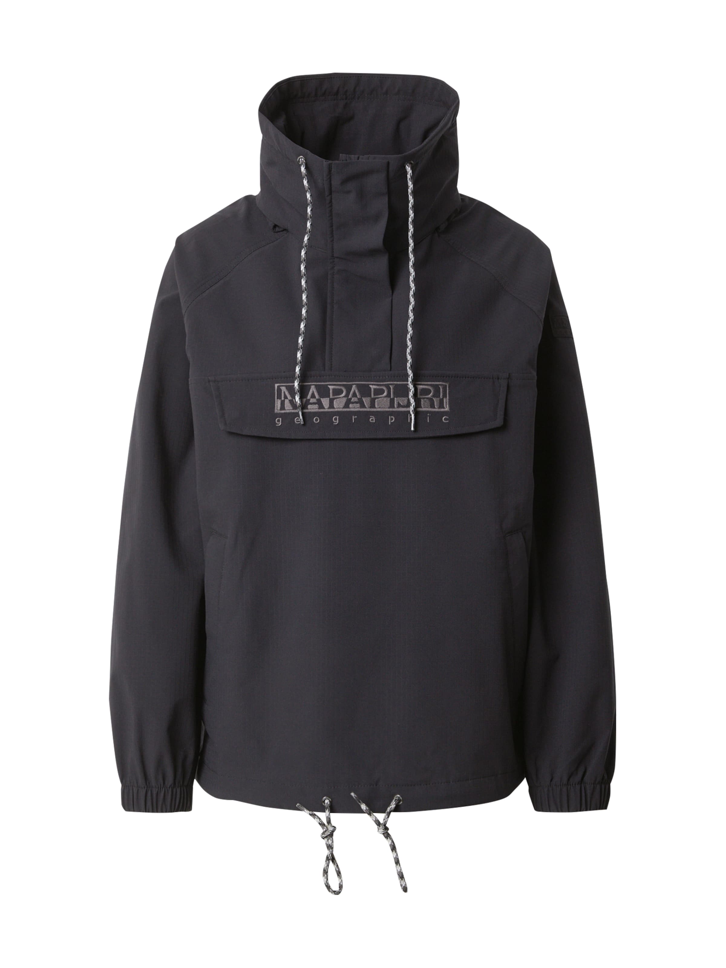 NAPAPIJRI Between-Season Jacket 'RAINFOREST DUNE' in Black: front