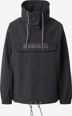 juoda NAPAPIJRI Demisezoninė striukė 'RAINFOREST DUNE': priekis