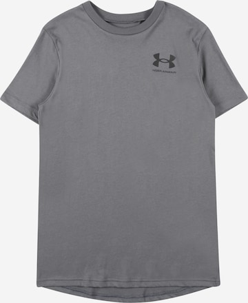 T-Shirt fonctionnel UNDER ARMOUR en gris : devant