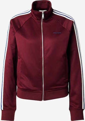 Veste de survêtement Calvin Klein Jeans en rouge : devant