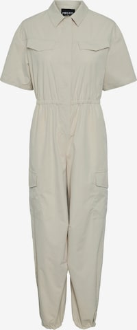 PIECES Jumpsuit 'FIBBE' in Beige: front