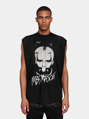 Maglietta 'MONOLITH T-shirt - T17483' di Made By Society in nero: frontale