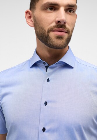 ETERNA Slim fit Button Up Shirt 'Pinpoint' in Blue
