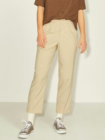 JJXX Regular Pleat-Front Pants 'Chloe' in Beige