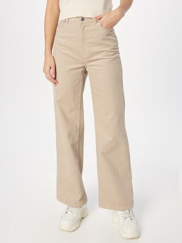 Monki - regular Pantalón en beige: frente