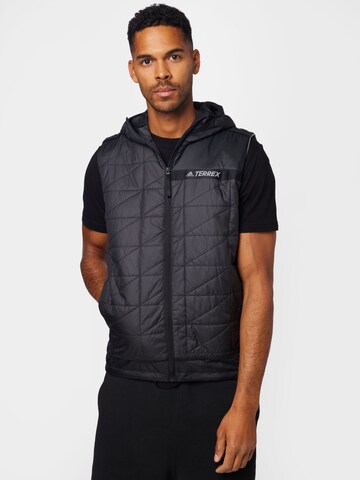 Gilet sportivo 'Multi Insulated ' di ADIDAS TERREX in nero: frontale