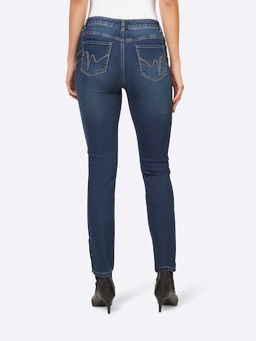 heine Slim fit Jeans in Blue: front