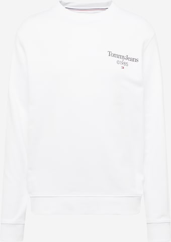 Tommy Jeans Sweatshirt i hvit: forside