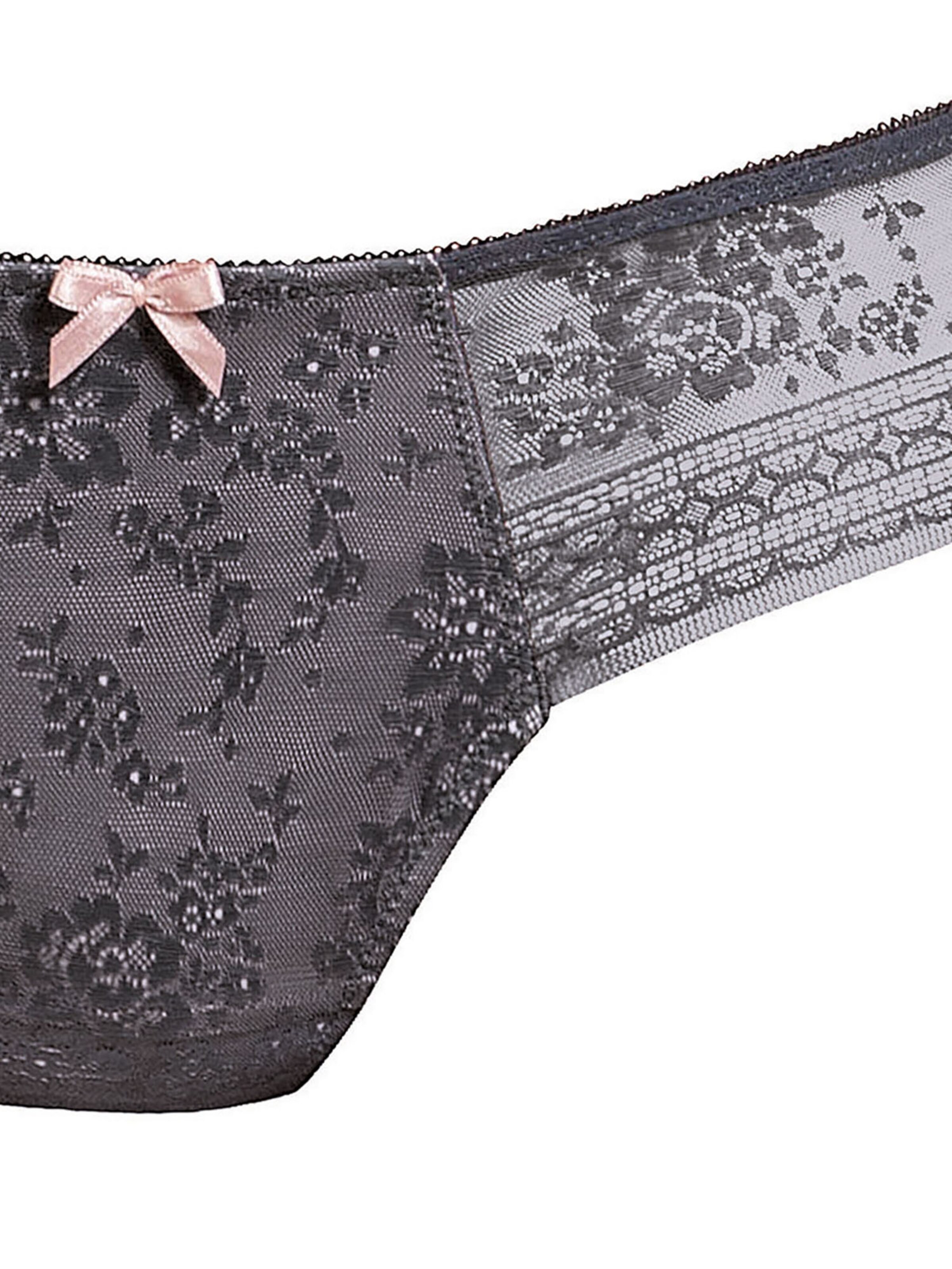 ANITA Thong 'Fleur' in Grey
