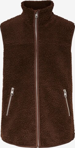 Gilet 'DAISY' Pieces Kids en marron : devant