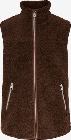 Gilet 'DAISY' Pieces Kids en marron : devant