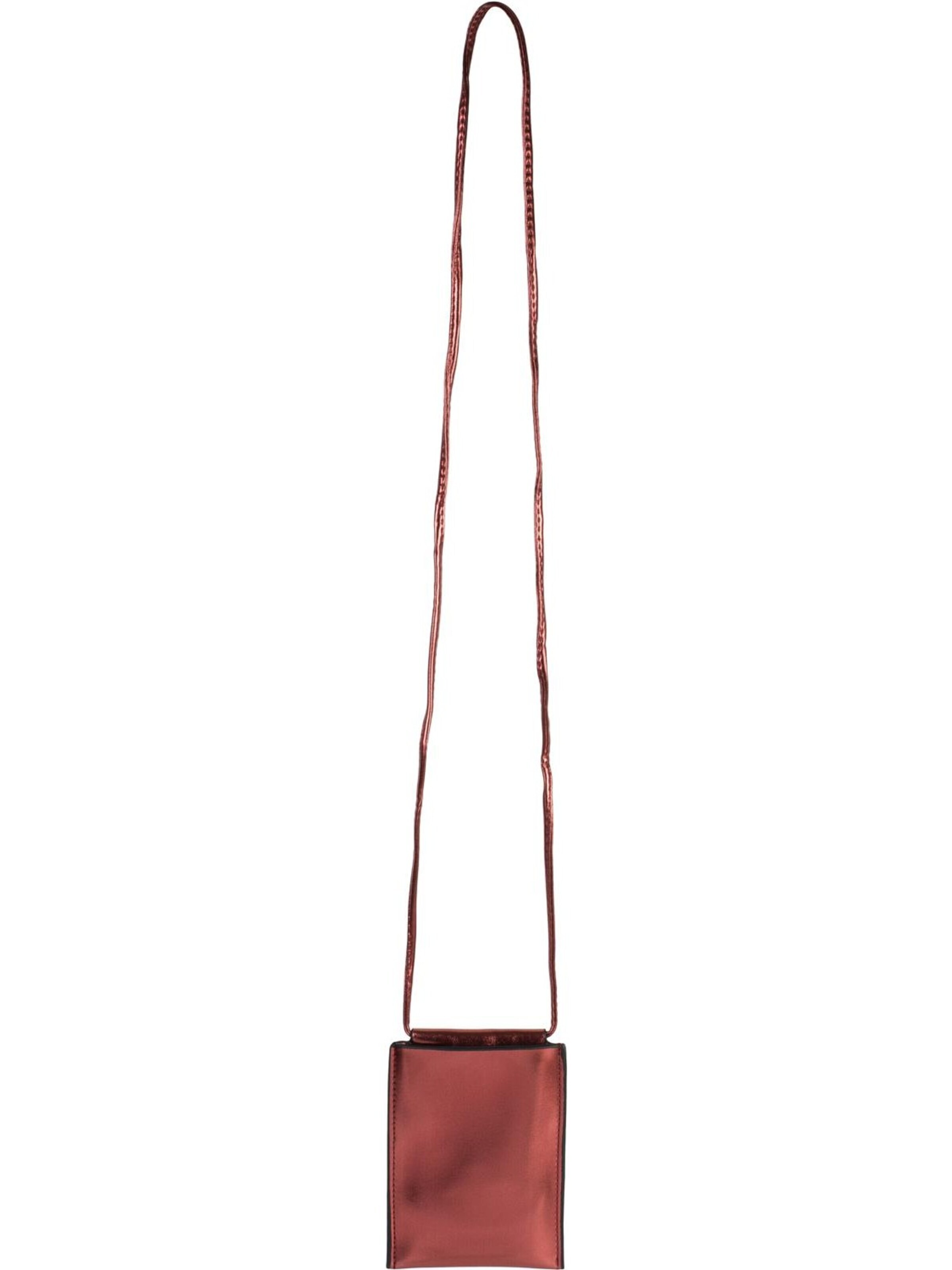 styleBREAKER Umhängetasche 'Handy Umhängetasche Metallic'‌‌ in Rot