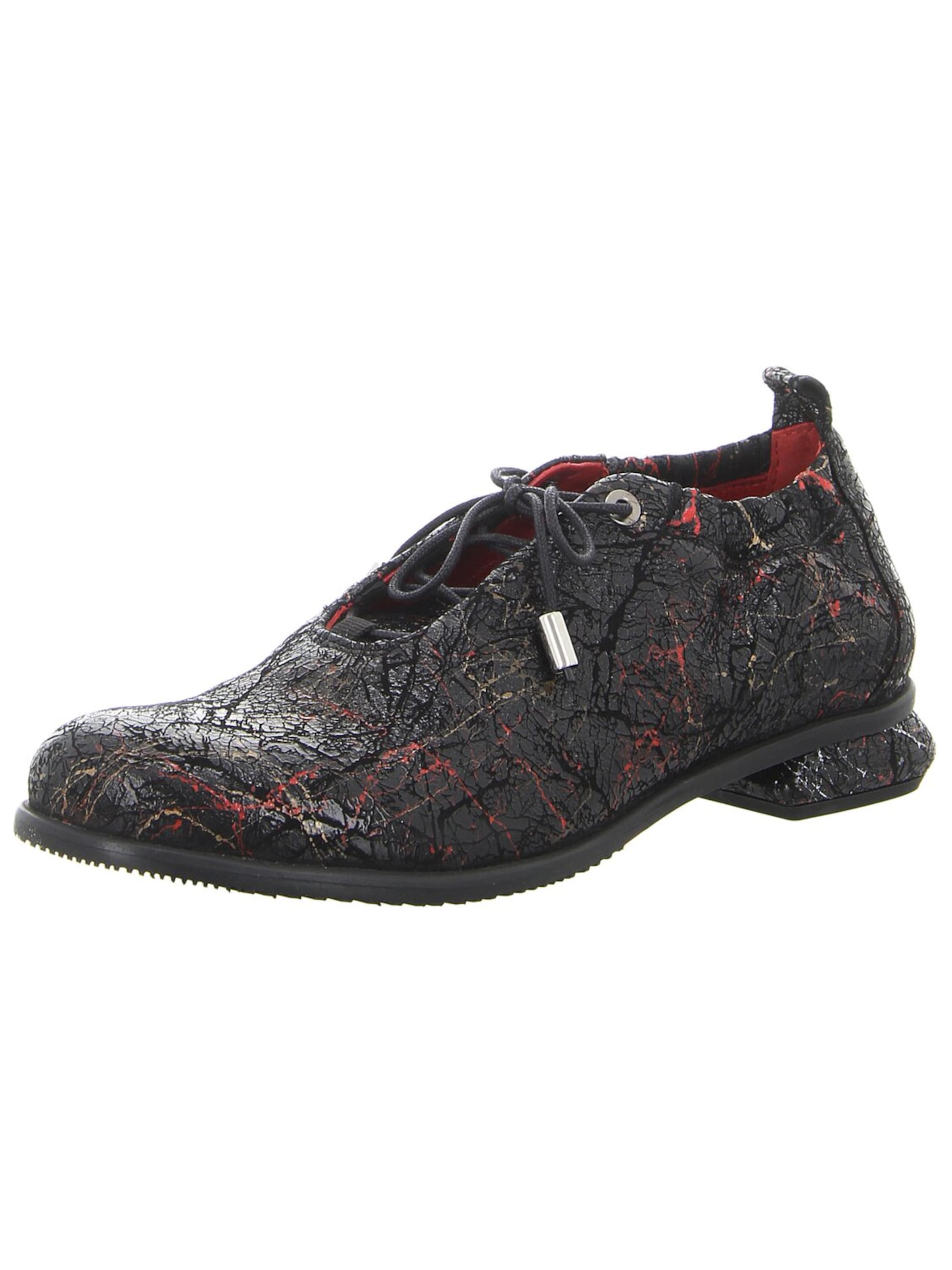 Simen Schnürschuh‌‌‌‌‌‌ in Schwarz: Vorderseite