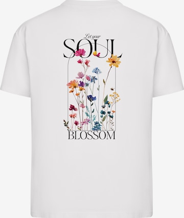 Miss TeeMajica 'Let Your Soul Blossom' - bijela boja: prednji dio
