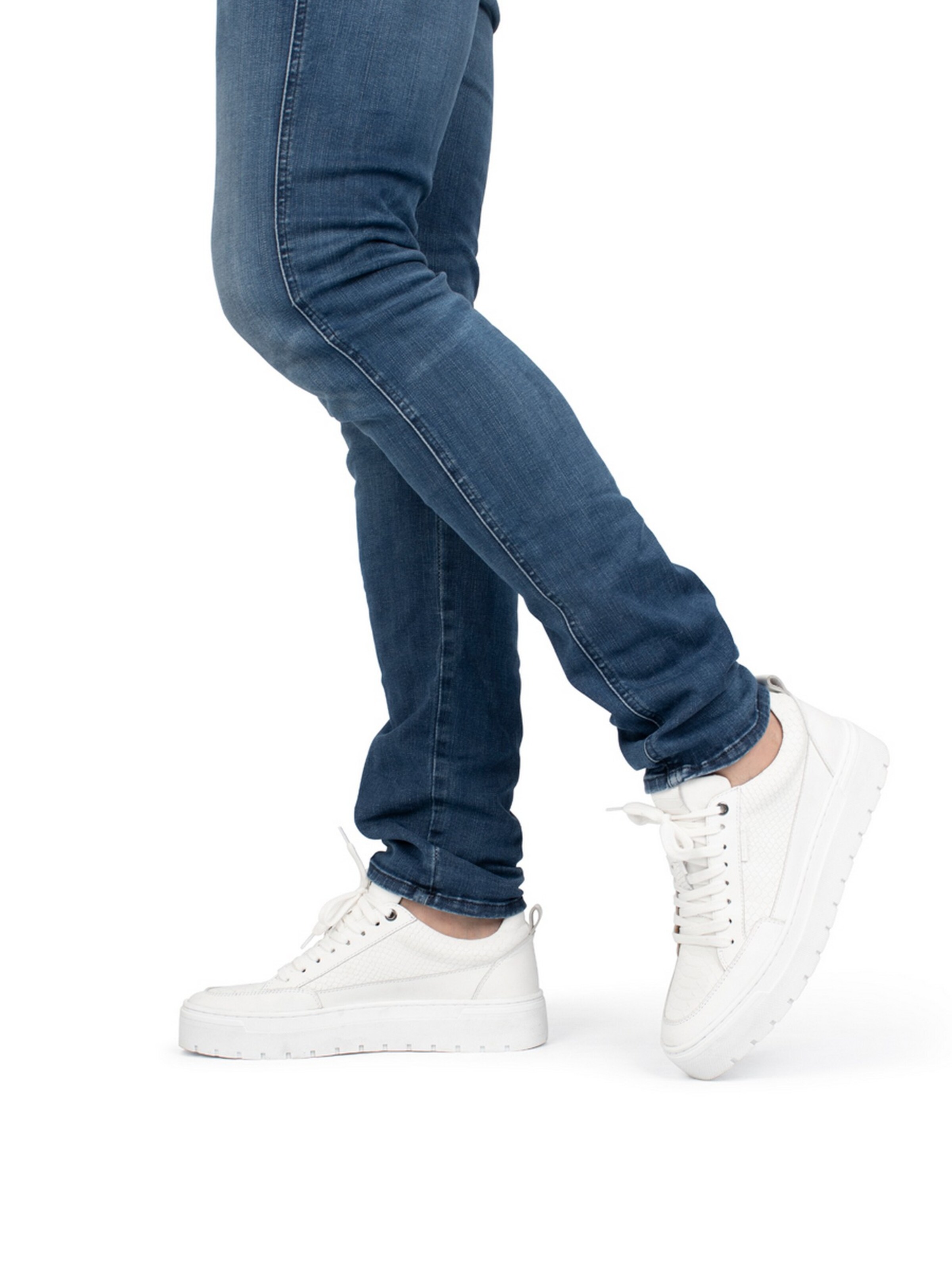 PS Poelman Sneakers laag 'Ivar' in Wit