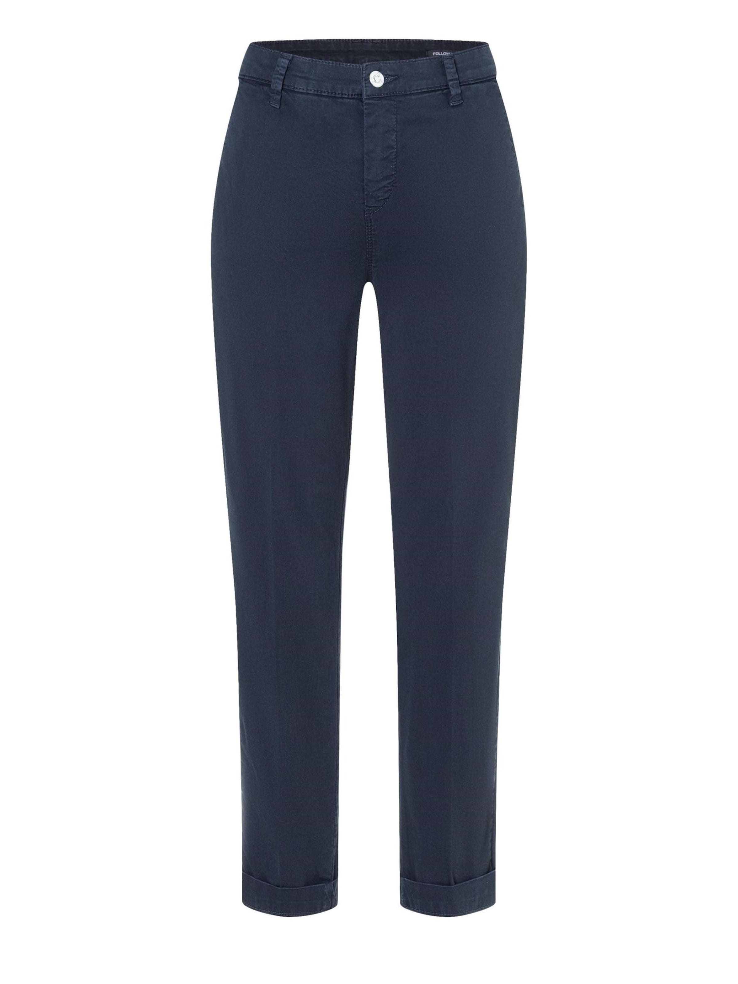 MAC Slim fit Chino Pants in Blue: front