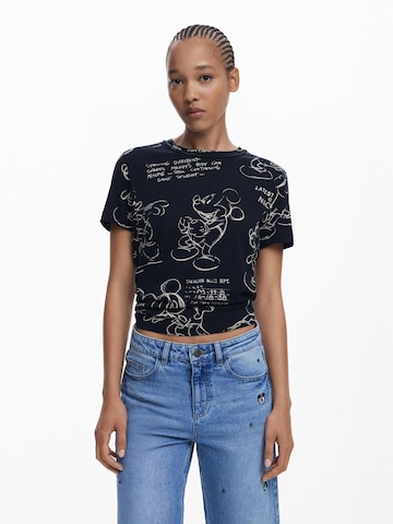 Desigual Тениска в черно: отпред