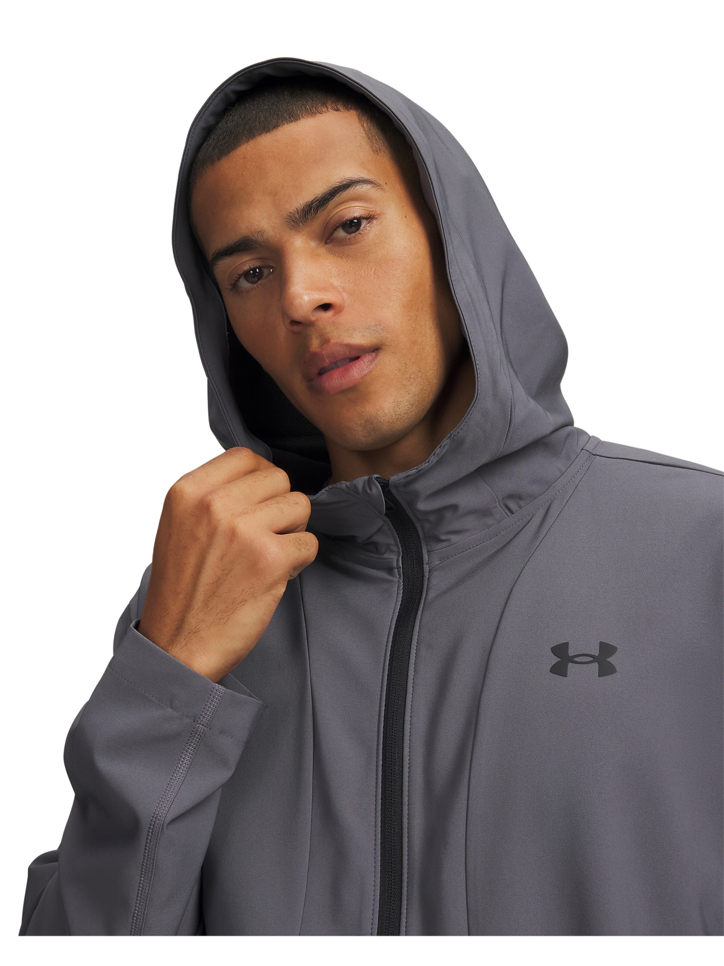 UNDER ARMOUR Athletic Jacket 'Unstoppable' in Grey