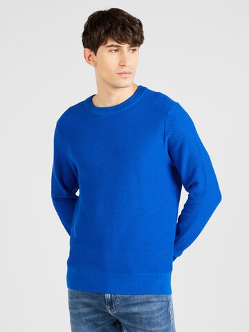 Pull-over TOMMY HILFIGER en bleu : devant