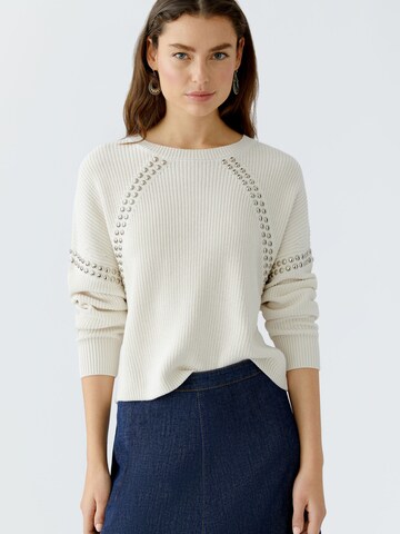OUI Sweater in White: front