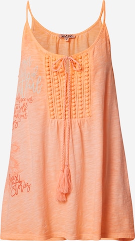 Soccx Top in Orange: front