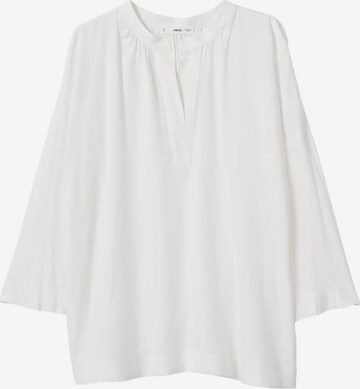 MANGO Blouse 'Nacho' in Wit: voorkant