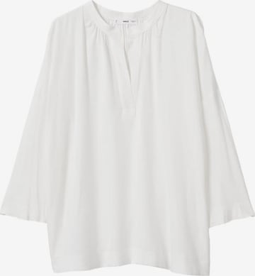 MANGO Blouse 'Nacho' in Wit: voorkant