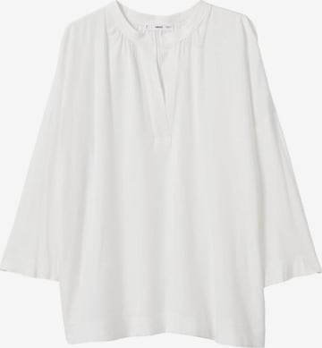 MANGO Bluse 'Nacho' i hvit: forside