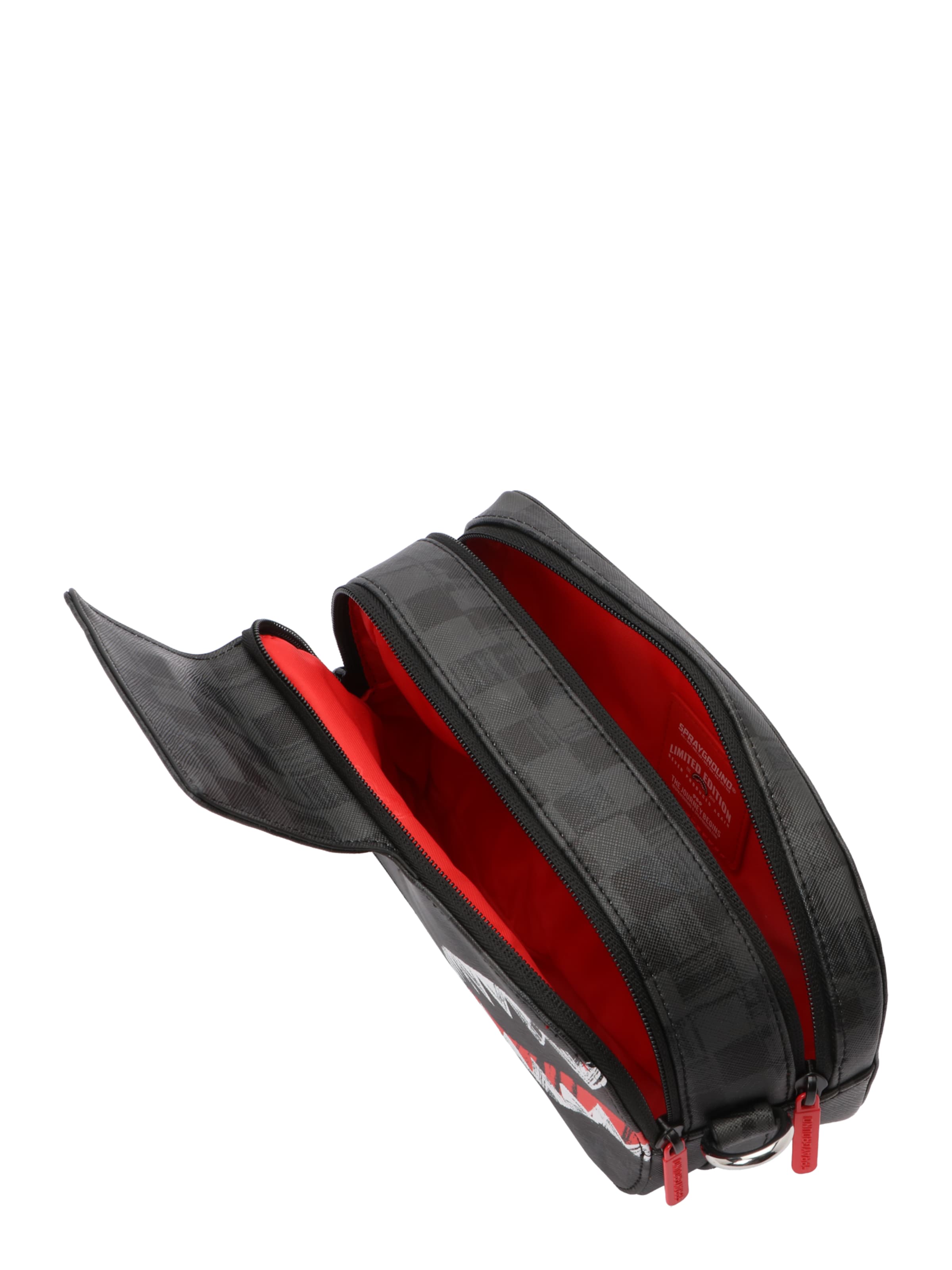 Sprayground Tasche 'Scribble Shark' in Schwarz