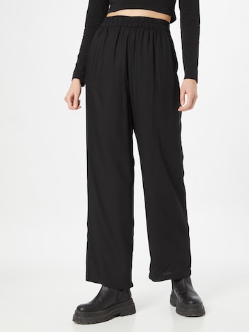 Monki Zvonové kalhoty Kalhoty – černá: přední strana