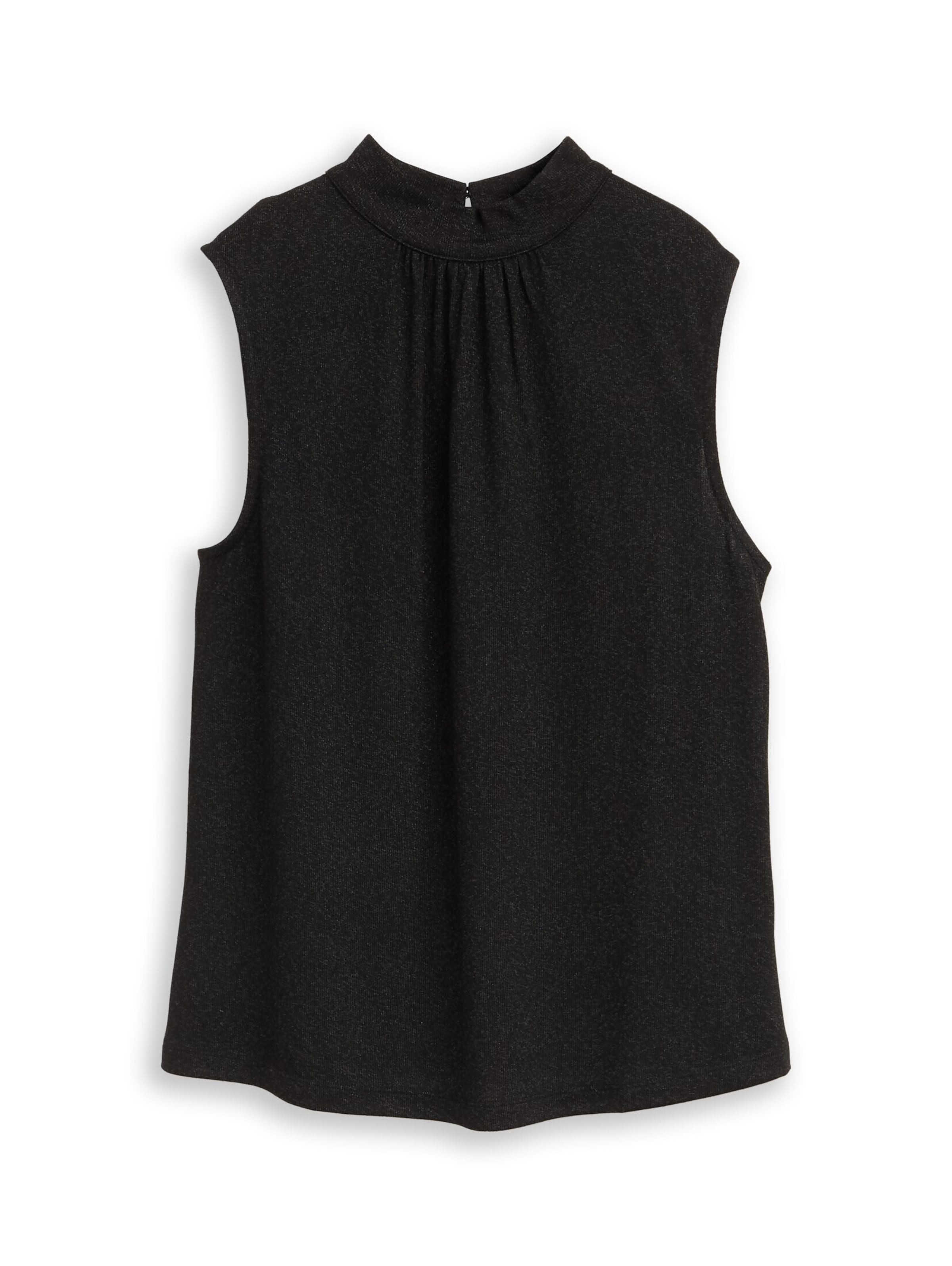 TOM TAILOR Stricktop in Schwarz: Vorderseite